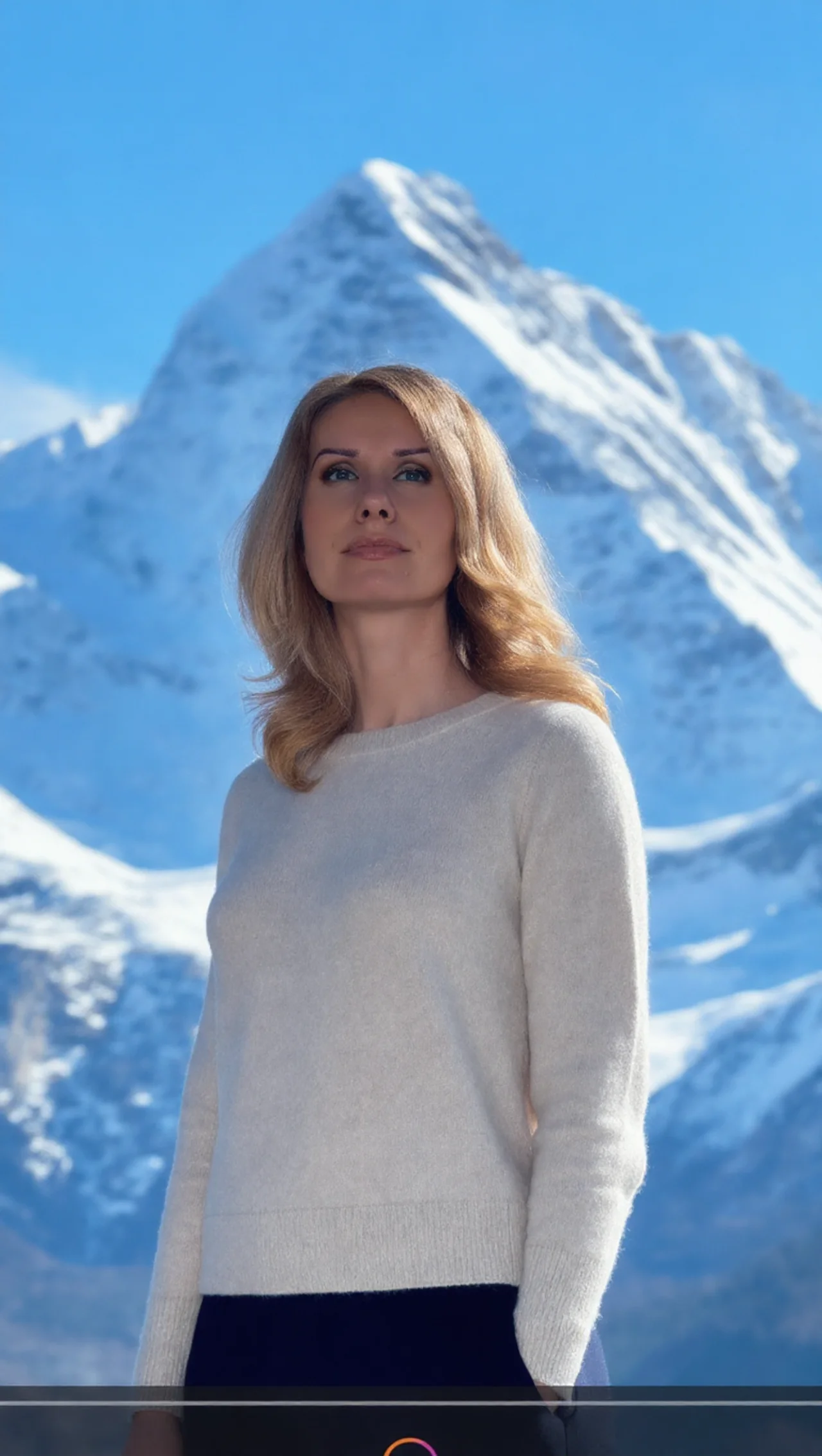 Nina Sanocka w górach